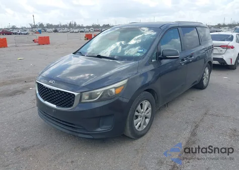 2016 Kia Sedona Lx z USA, uszkodzony, nr VIN KNDMB5C14G6086000